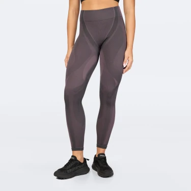 Machina Regular Waist Leggings - Dark Lilac