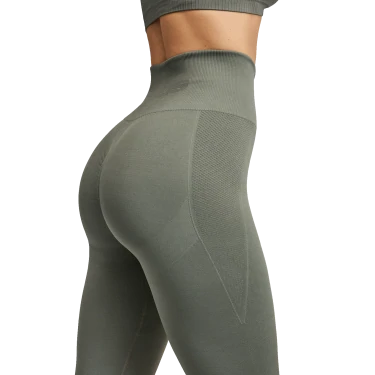 Peach Perfect High Waist Leggings - Olive Green