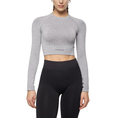 Crop top maniche lunghe 2025