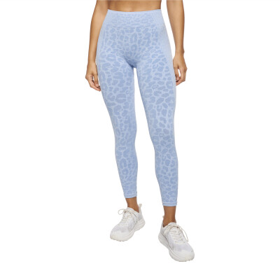 Workout Cheetah Sports Bra - Smoky Blue Melange - Clothing | Prozis