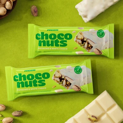 2 x ChocoNuts - Pistácio e Chocolate Branco