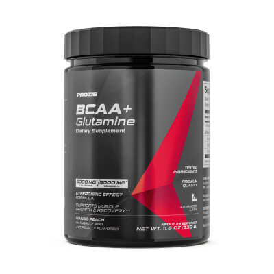 BCAA + Glutamine 11.6 oz, 29 servings - Build Muscle | Prozis