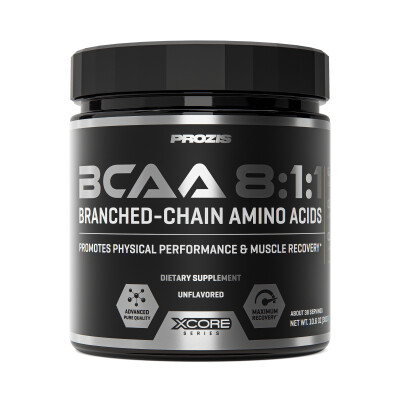 Prozis Xcore BCAA 8:1:1 300g - Polvere Gusto Cola Per Recupero Muscolare E Massa Magra