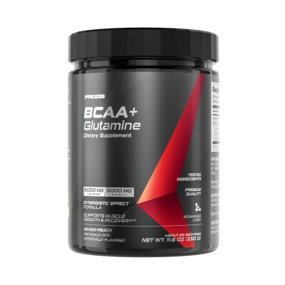BCAA + Glutamine 11.6 oz, 29 servings - Build Muscle | Prozis