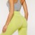 X-Skin Peach Perfect Leggings mit hoher Taille - Neon Green Melange