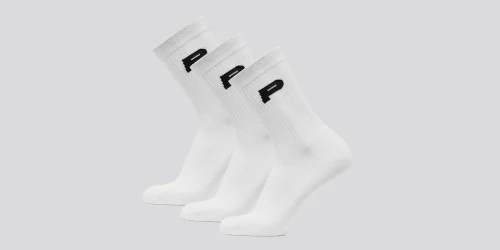 Pack meias técnicas TOBILLEROS pinkies branco/cinzento – NOX