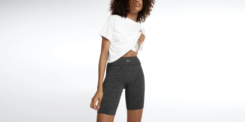 Alpine High Waist Cycling Shorts Dark Gray Melange Performance