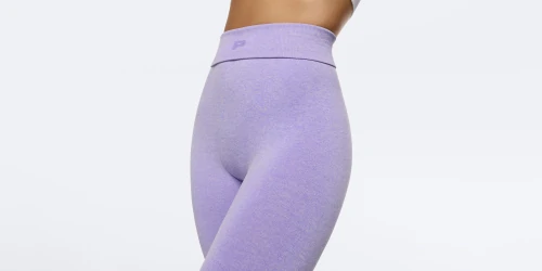 apana - Purple Activewear Leggings Polyester Spandex