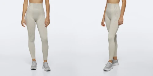 Gray and top white leggings