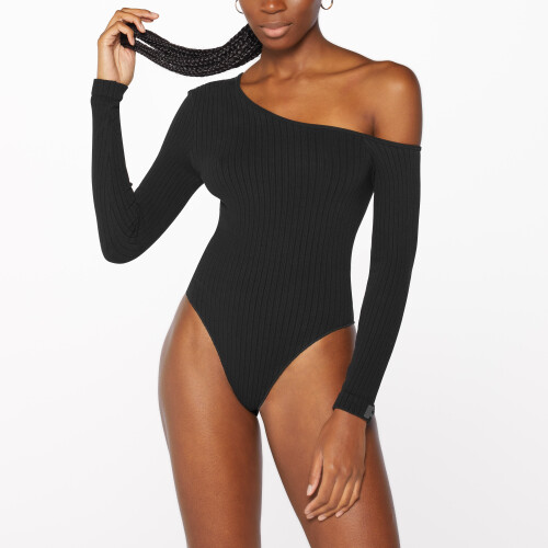 Neon one shoulder 2024 bodysuit