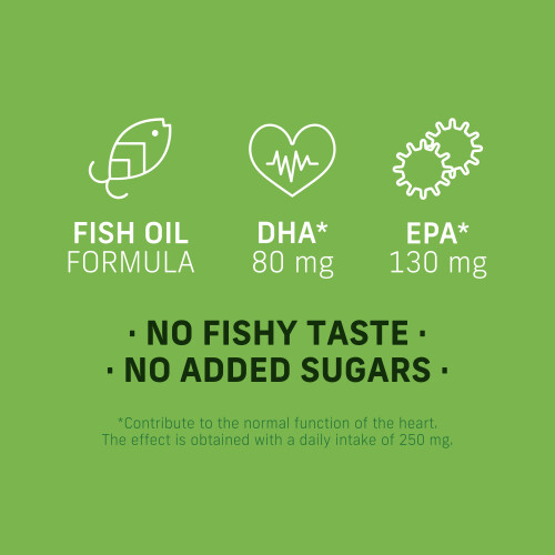 Omega-3 Chewable 60 caps - Menta - Salute dell'Atleta | Prozis