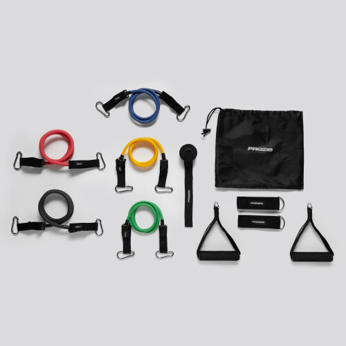 Fit Resistance Kit - Kit para entrenamiento con 10 piezas