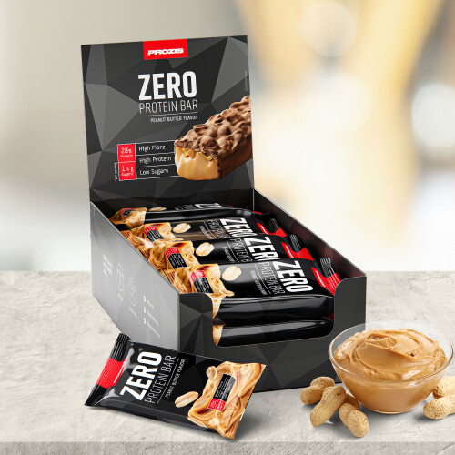 12 x Zero Bar 40 g Basso contenuto di zuccheri Barrette e Snack On