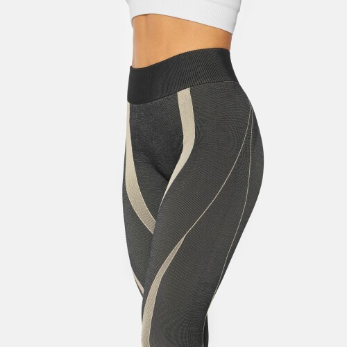 Peak Flux Leggings - Black/Beige 