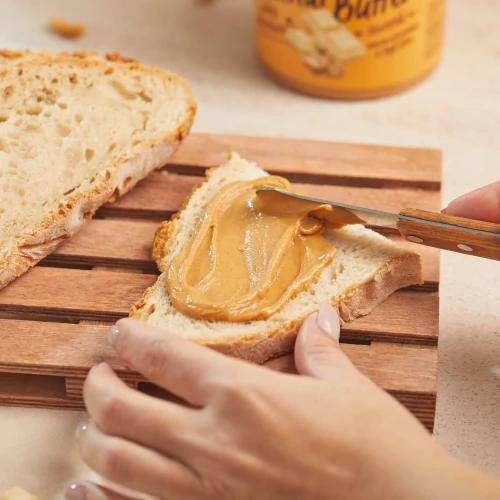 Manteiga de Amendoim com Chocolate Branco 250 g - Lifestyle e