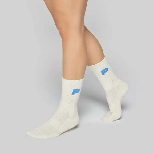 Chaussettes mi mollet 24 7 Cushioned Off White