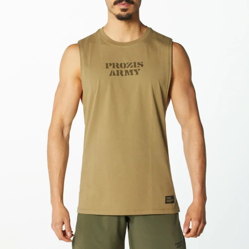 Tank Top Blood Sweat & Tears Khaki Linhas de Vestuário Prozis