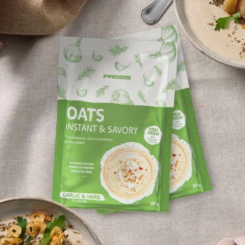 2 x Sachet Savory Instant Oats 30 g Colazione e Spuntini Prozis