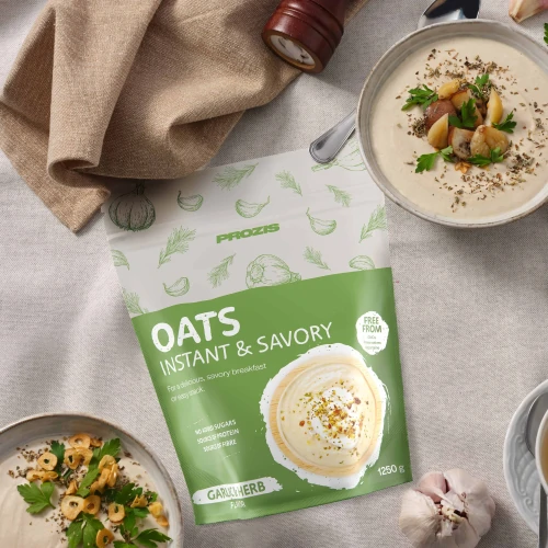 Savory Instant Oats 1250 g Colazione e Spuntini Prozis