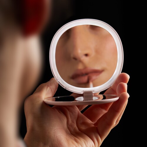 DIVA - Miroir de Poche pour Maquillage avec Lumière