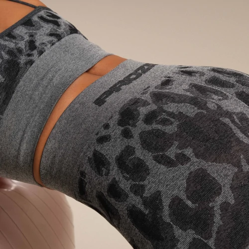Leggings de Cintura Regular Fusion Cheetah - Magenta Purple - Vestuário