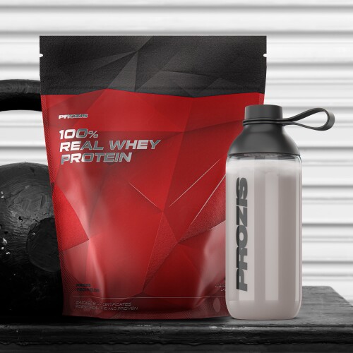 100% Real Whey Protein 1000 g - Développement Musculaire | Prozis