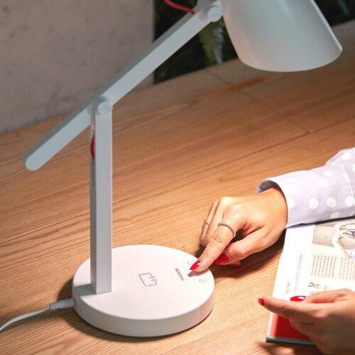 Ion - Lampada da tavolo a LED + Caricatore Wireless - Casa