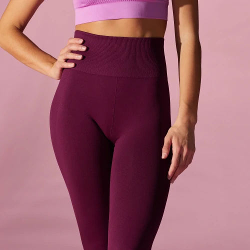 Contour High Waist Leggings Magenta Purple Clothing Prozis