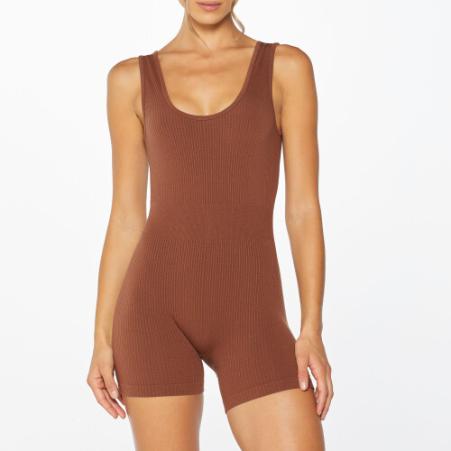 V6 Short Jumpsuit Brown Clothing Ranges Prozis