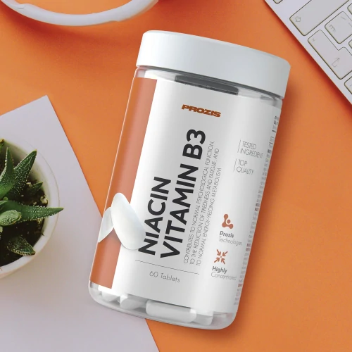 Niacin (B3-vitamin) 500 mg 60 tabletter (5)