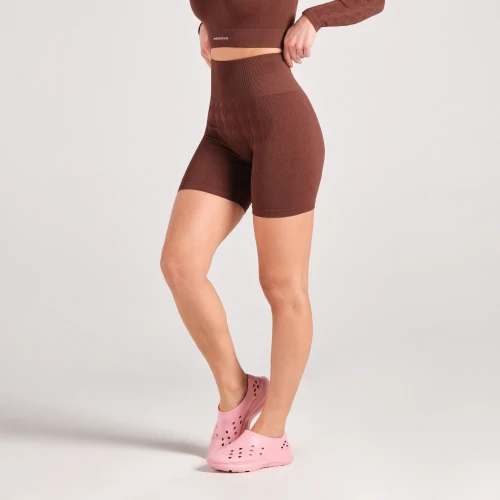 Short Moyen Taille Haute Battle Braids Brown