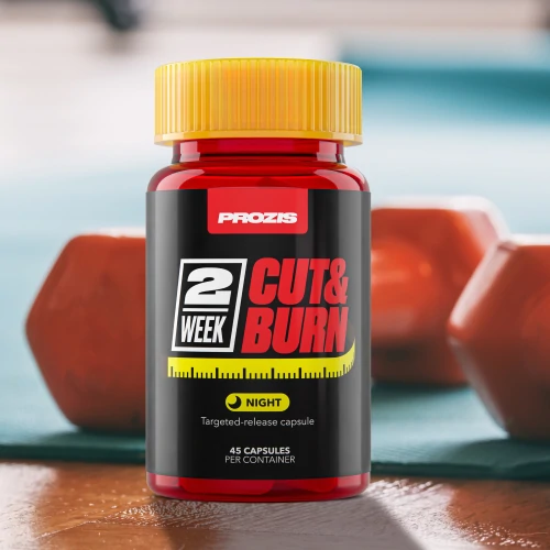 2 Week Cut & Burn 45 Caps Night Fettverbrenner & Muskeldefinition