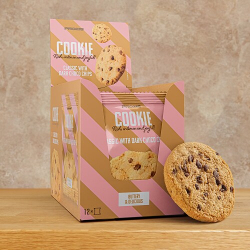 12 x American Cookie Classic with Dark Choco Chips 60 g Bars