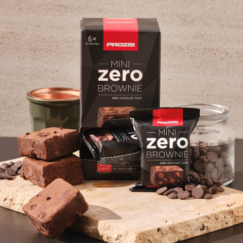 6 x Zero Mini Brownie - Scaglie di cioccolato fondente 30 g