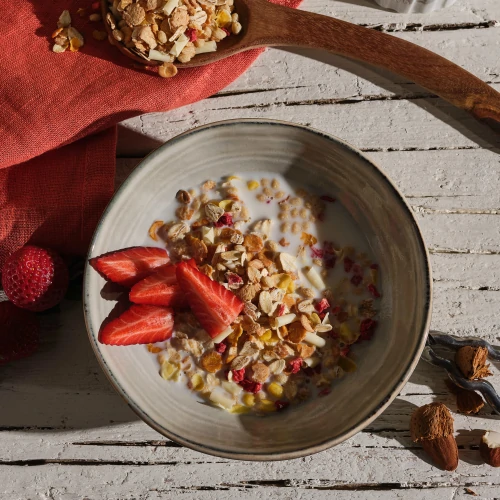 Protein Muesli 400 g FraiseChocolat Blanc Modes de Vie/Besoins