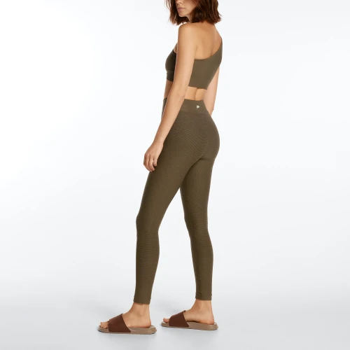 Boost Regular Waist Leggings - Dark Green - Clothing