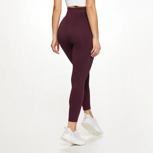 Contour High Waist Leggings - Bordeaux - Clothing