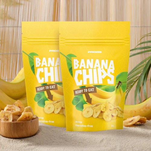 2 x Chips de Banane 100 g Modes de Vie/Besoins Diététiques Prozis
