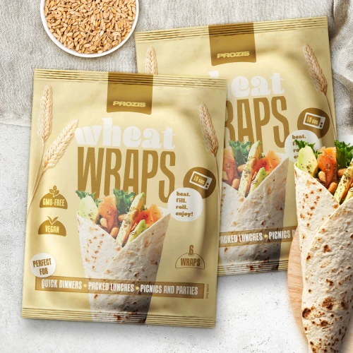 2 x 6 x Wrap de Blé Modes de Vie/Besoins Diététiques Prozis