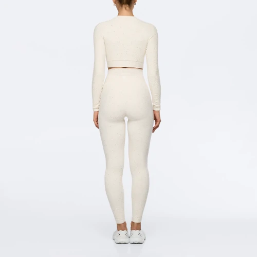 Shop Prisma's White Cuff Length Leggings for Comfortable Style