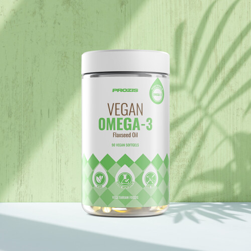 Vegan Omega 3 - Flaxseed Oil 90 veg softgels - Santé de l'Athlète