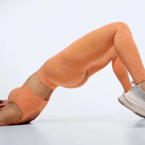 Leggings de Cintura Regular BFF - Orange Melange - Vestuário