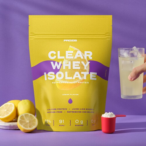 Clear Whey Isolate Limone 500 g Alimentazione Diet Prozis
