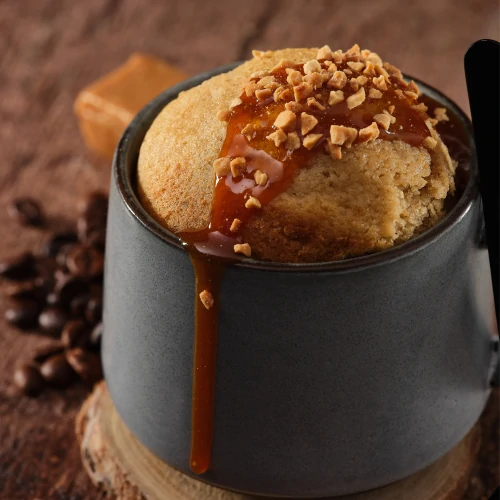 Preworkout Protein Mug Cake Premix Caffè e caramello 400 g Farine