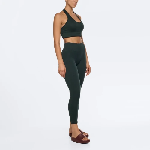 Matching yoga pants top and sports bra