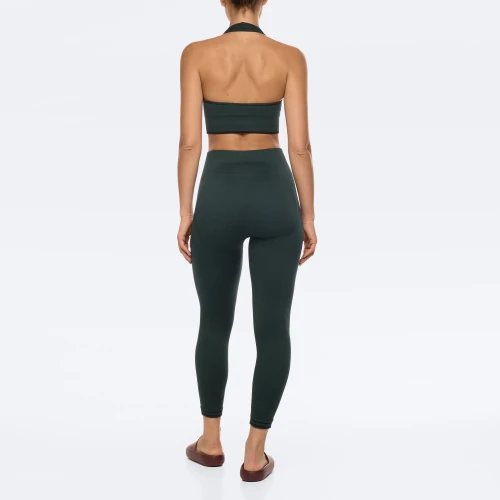 Dark green top deals matching leggings