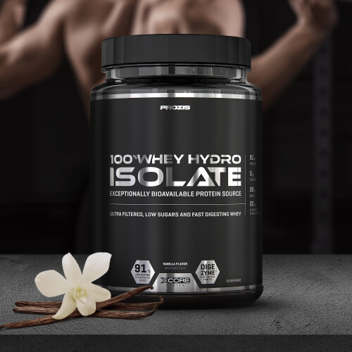 100% Whey Hydro Isolate 2 lb - Build Muscle | Prozis