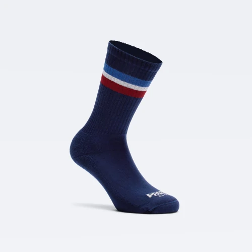 Navy blue athletic crew socks new arrivals