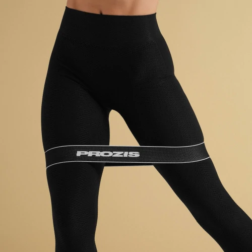 Leggings de Cintura Regular Peach Perfect FX - Black - Vestuário