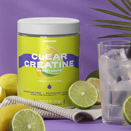 Clear Creatine Monohydrate Limalimón 300 g Desarrollo Muscular